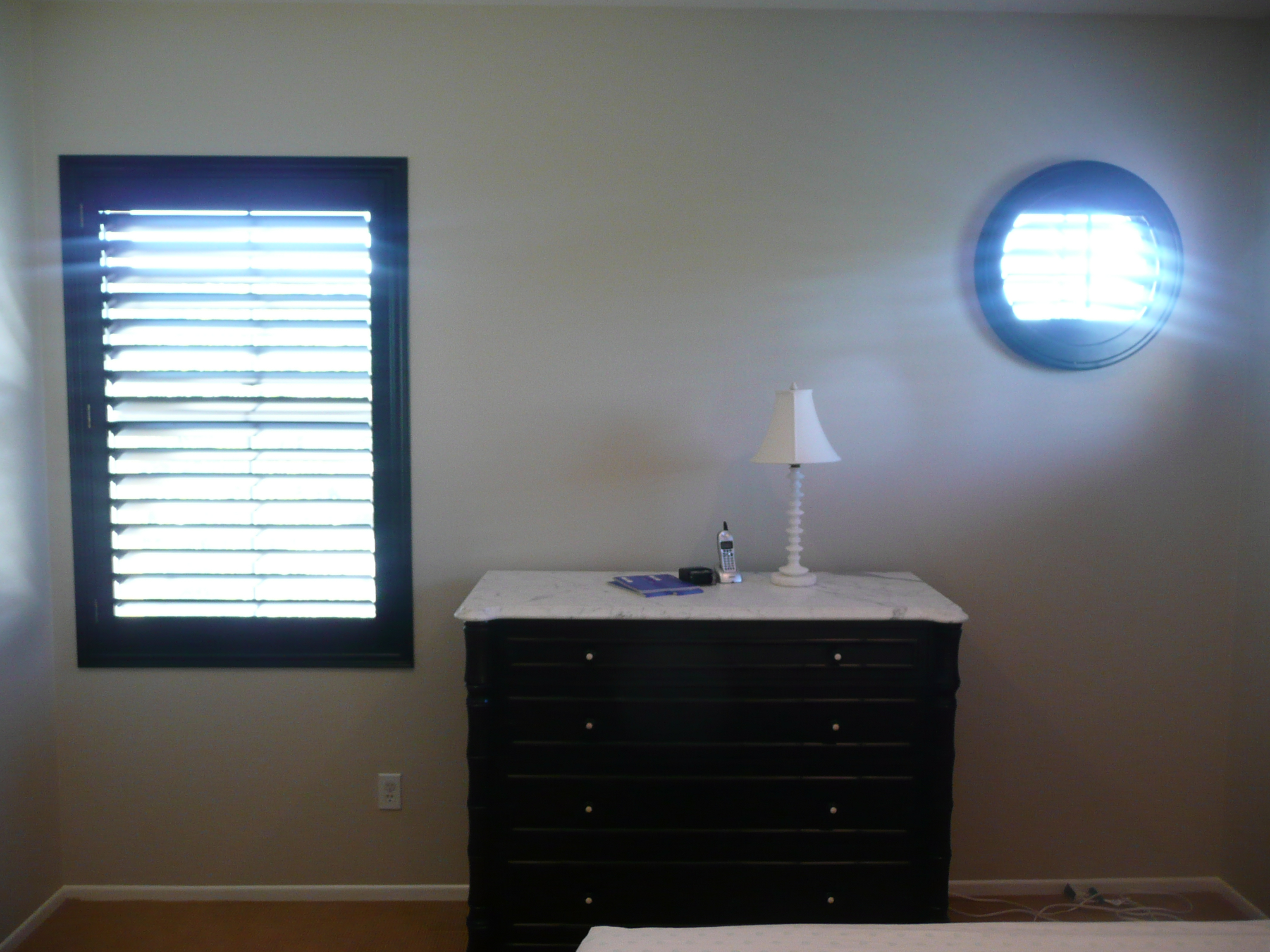 Specialty Shape Plantation Shutters- Orange County Shutters, Window