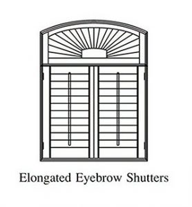 Specialty Shapes - Orange County Shutters.